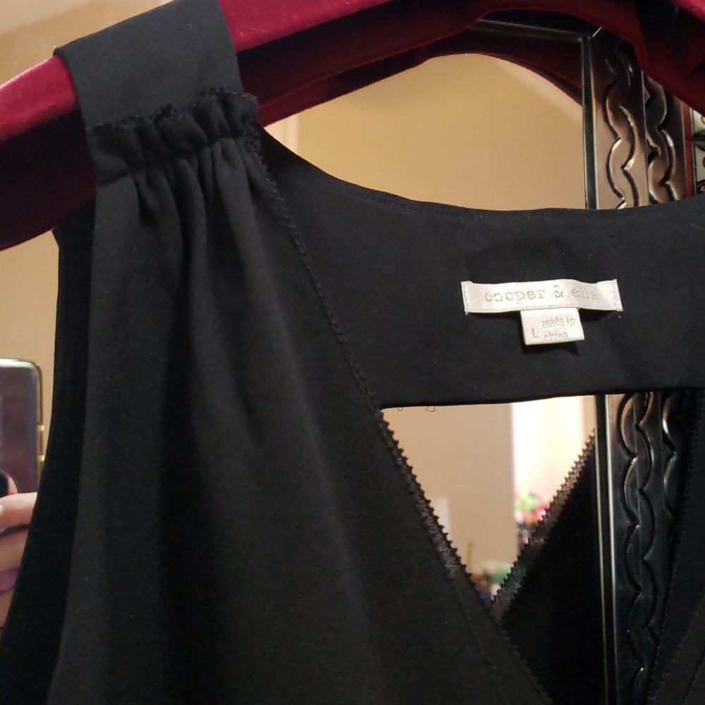 Anthro Cooper&Ella Vera Double V Tank Dress - Picture 5 of 7